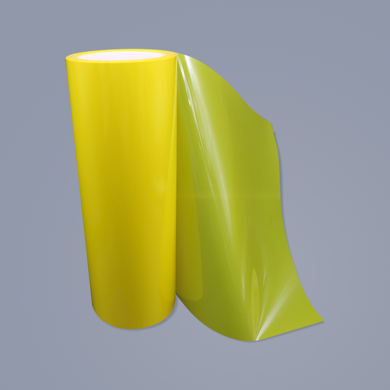 PET žlutá separační fólie